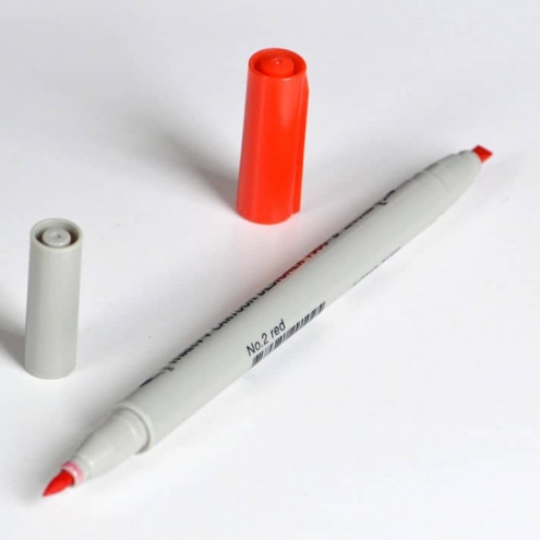 Red Double - Headed Alcohol Based Ink Marker